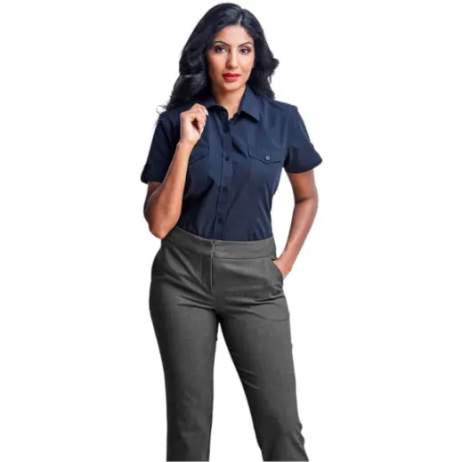 Ladies Short Sleeve Kensington Shirt Model